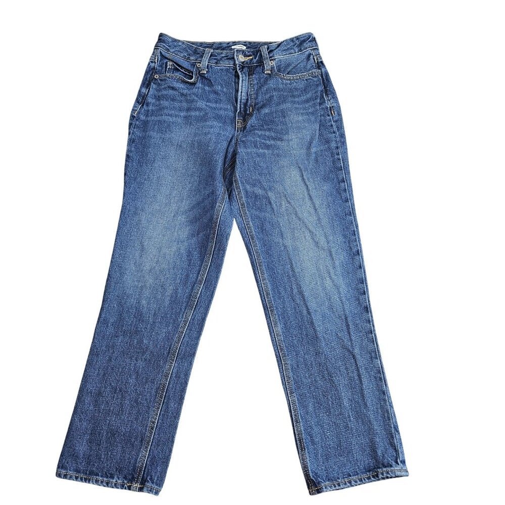 Old Navy Jeans Womens 0 Blue Medium Wash Straight Leg 100% Cotton Denim Pants